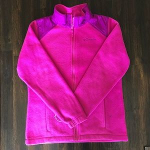 Columbia Girls Fleece Zip Up